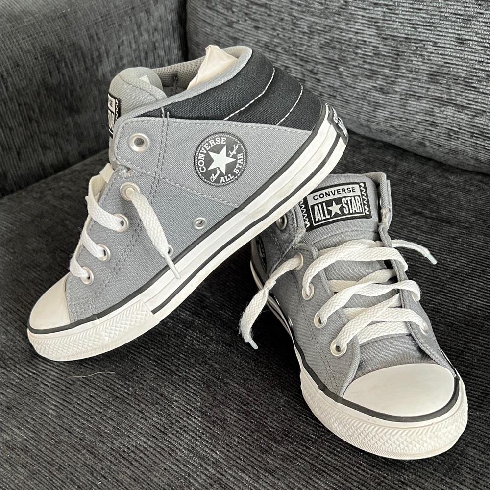 Converse Kids High-Top Sneakers - Black and Gray